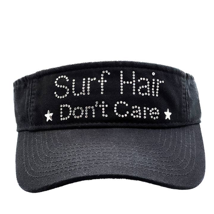 SURF HAIR DON'T CARE VISOR for wholesale by The Alabama Girl