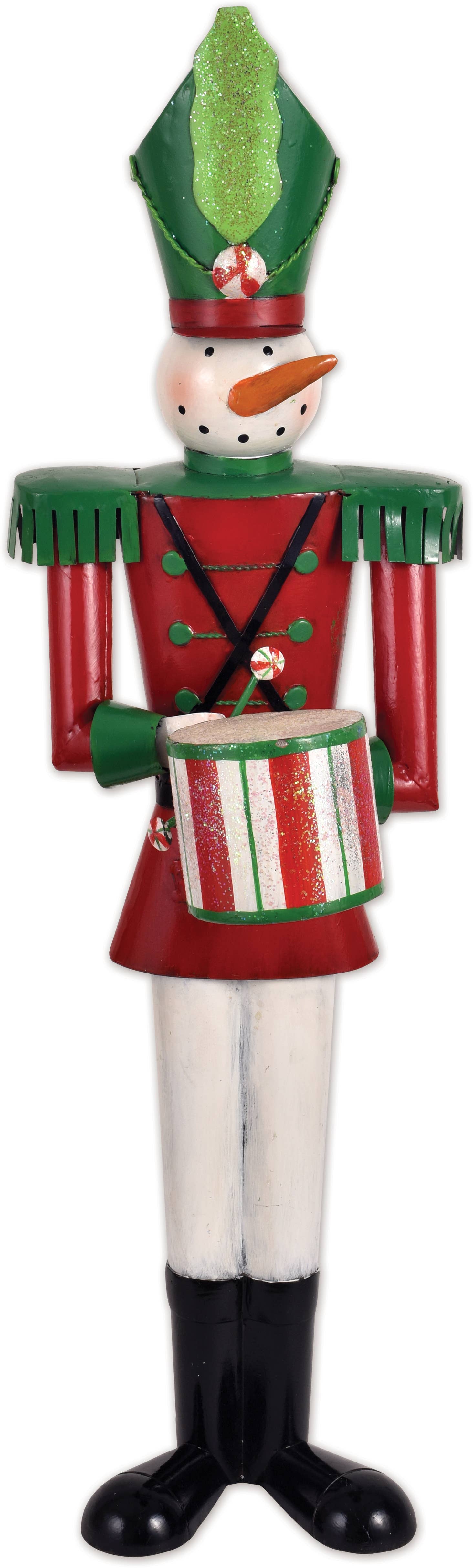 Sunset Vista Designs - Venta al por mayor Cascanueces de Navidad - Escultura de Baterista Cascanueces de Caramelo - 17336