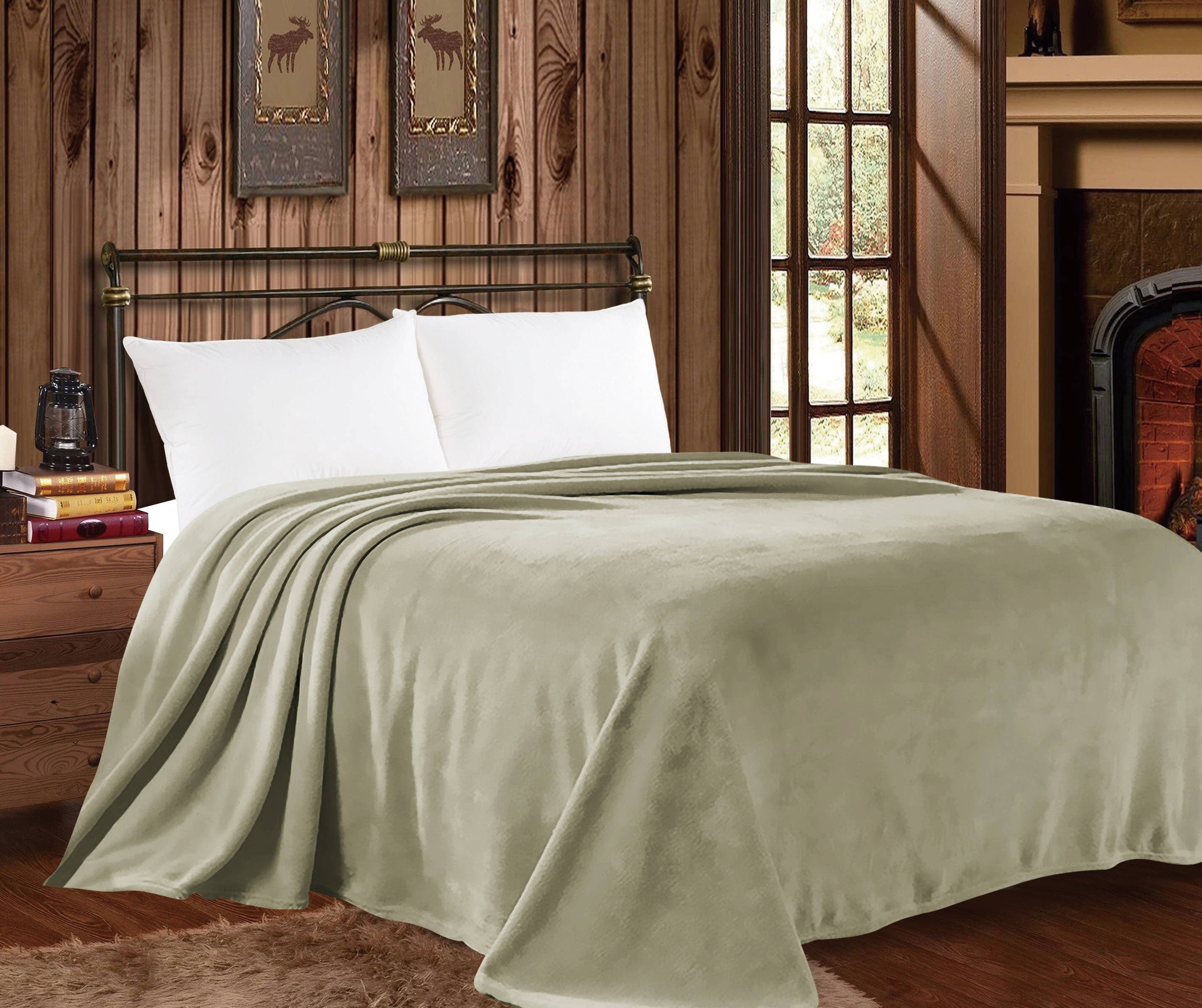 Western Linens - Vendita all'ingrosso Plaid - Coperta King Size Mia - Collezione Solid6