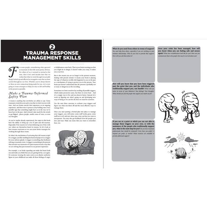 Microcosm Publishing & Distribution - Wholesale Book - Adult - Unfuck Your Brain Workbook