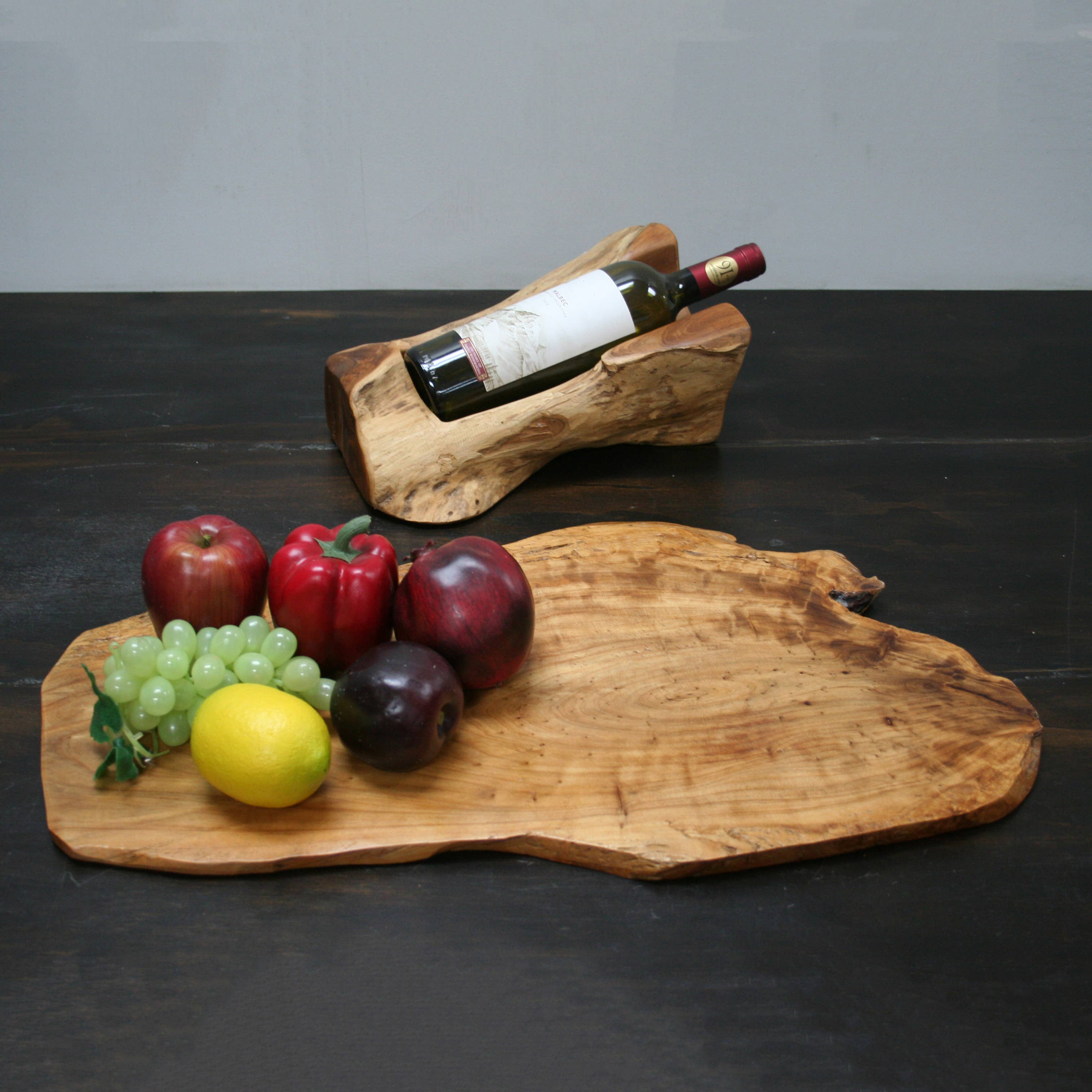 Housewares & Tabletops by Contrast Inc. - Wholesale Bottle Rack/Holder - Teak Wine Bottle Holder1
