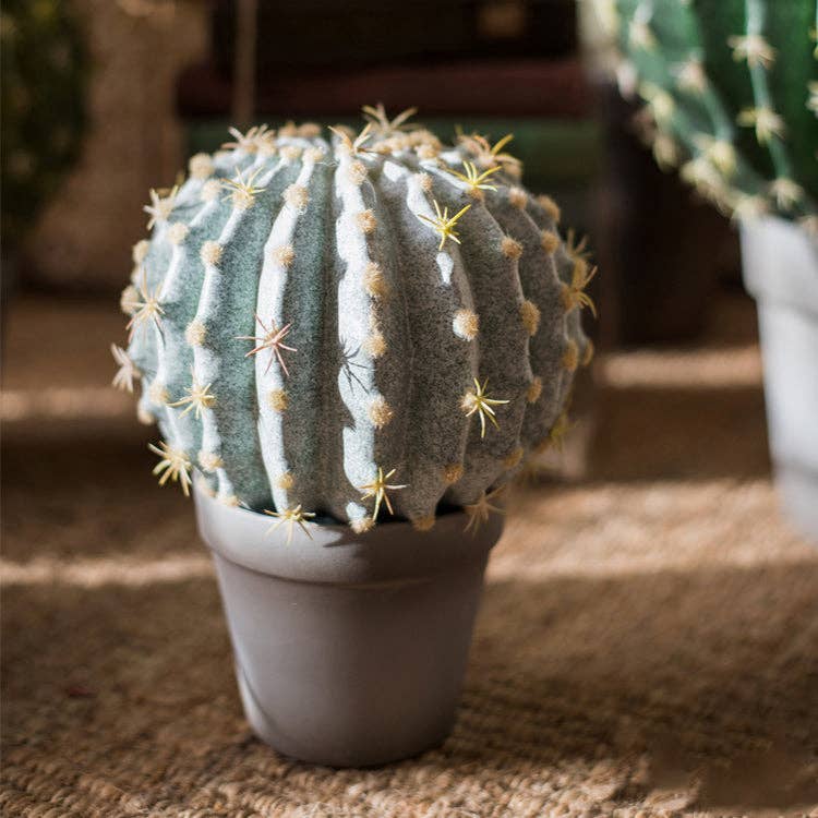 Rustic Reach - Wholesale Artificial Plant - Artificial Potted Cactus Ball0