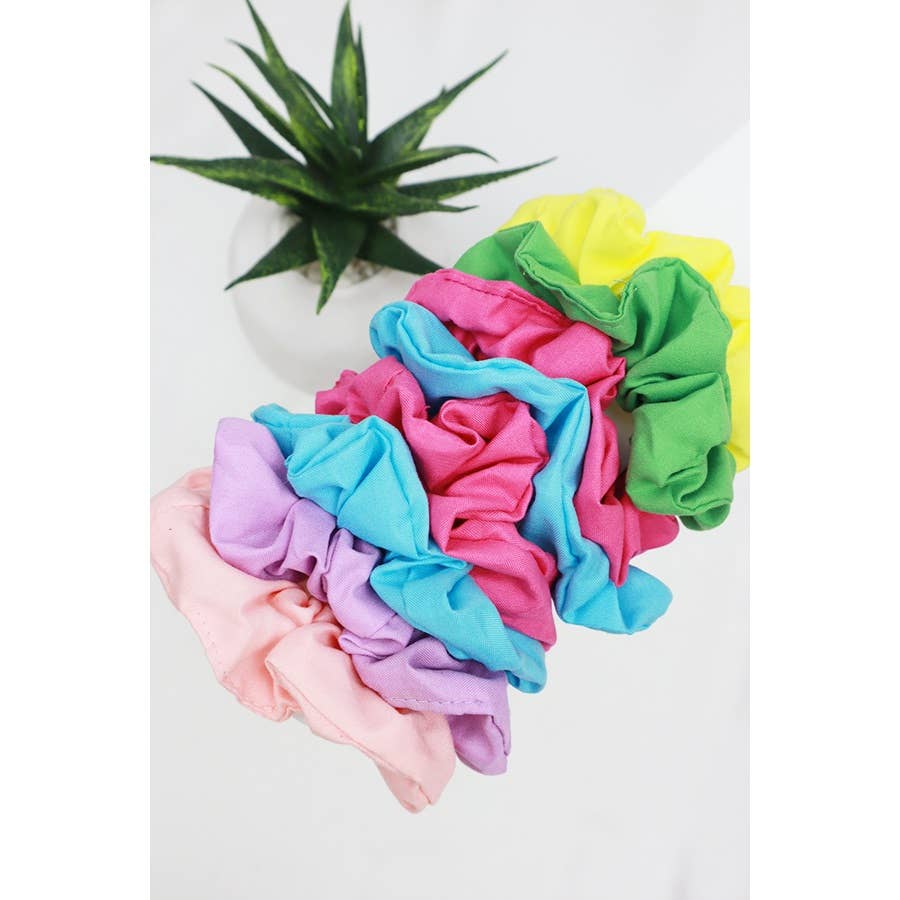 Solid Color Scrunchie Set for wholesale on Faire3
