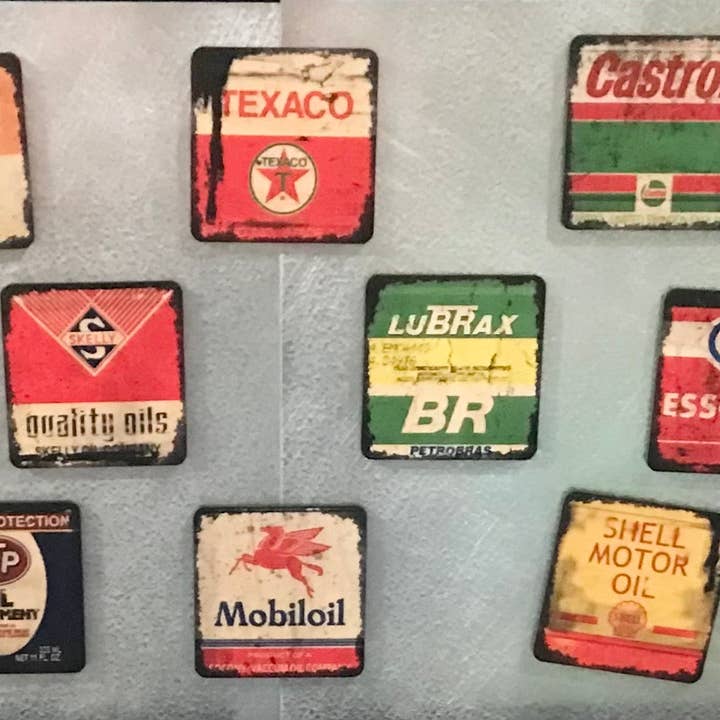 American Brand Studio - Wholesale Coasters - Mobil Oil Coaster1