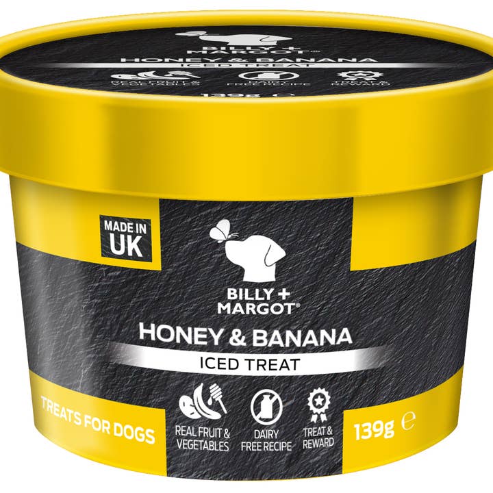 Billy + Margot โ wholesale Pet treats โ Dog โ Dog Ice Cream - Natural Iced Treats Honey + Banana 4