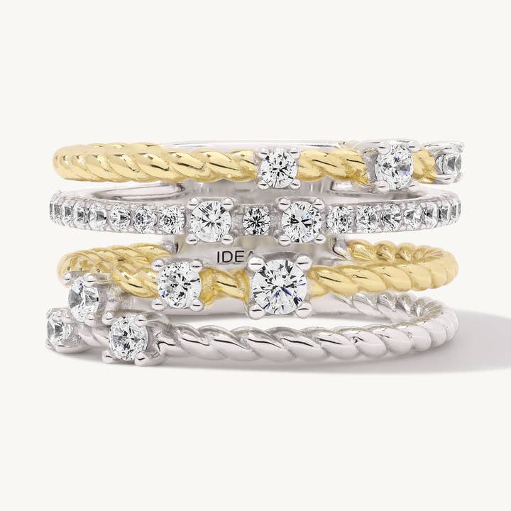 Stefania ædelsten ring for engroshandel hos Ideaure Jewelry