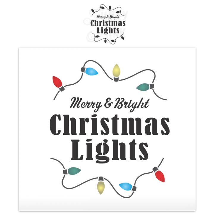 FJ017 Lumières de Noël joyeuses et lumineuses de Funky Junk pour la vente par Muddaritaville Studio