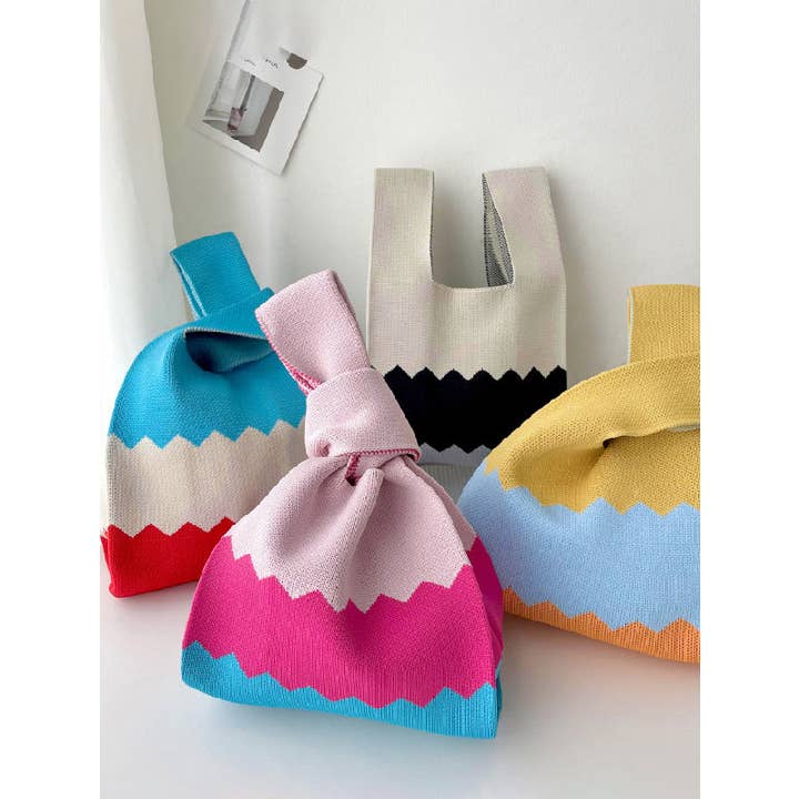 FurDecoration - Wholesale Tote Bag - Women's - Urban Contrast Color Bags Accessories Handbags
