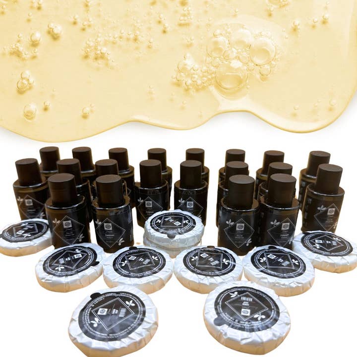 Roomsium - Wholesale Bath & body set - Roomsium Dolesh Hotel Amenities Set – 30-Piece Collection6