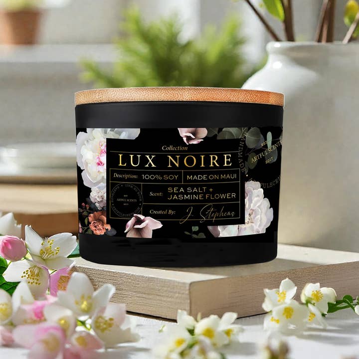 Lux Noire - Sal Marinho + Flor de Jasmim por atacado de Artful Scents