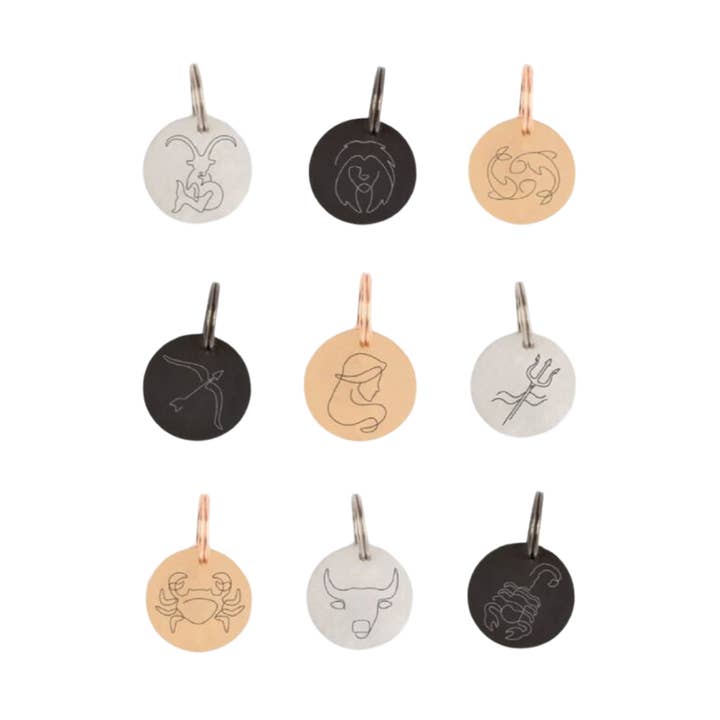Ciondolo segno zodiacale per la vendita all'ingrosso da parte di BRACENET