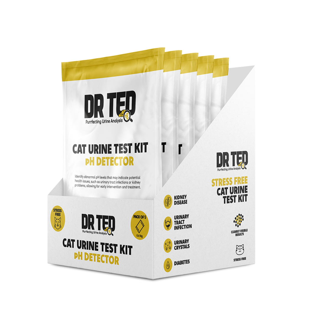 OurPetsLife - Venta al por mayor Suplemento para mascotas - Gatos - Detector de pH del kit de análisis de orina para gatos Dr. Ted6