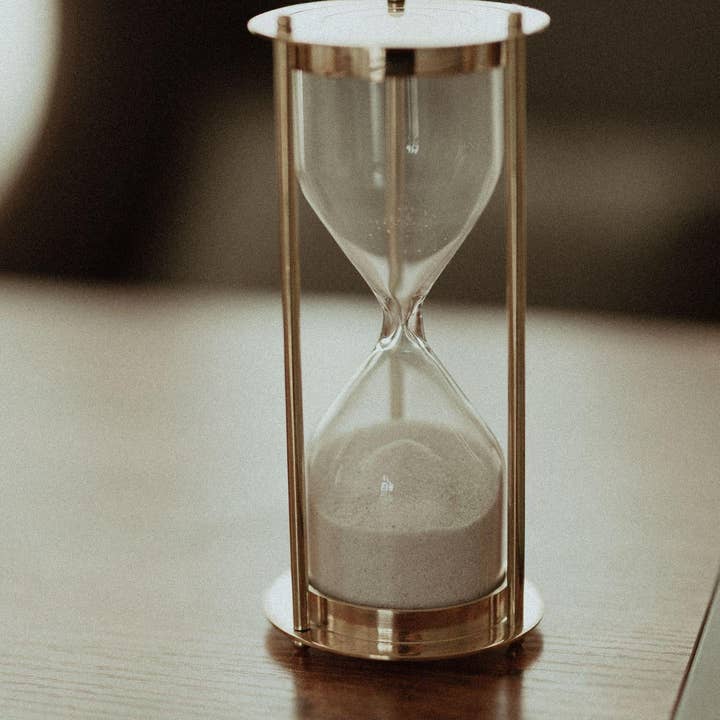 Mercy House Global - Wholesale Decorative Tabletop Object - Brass Hourglass