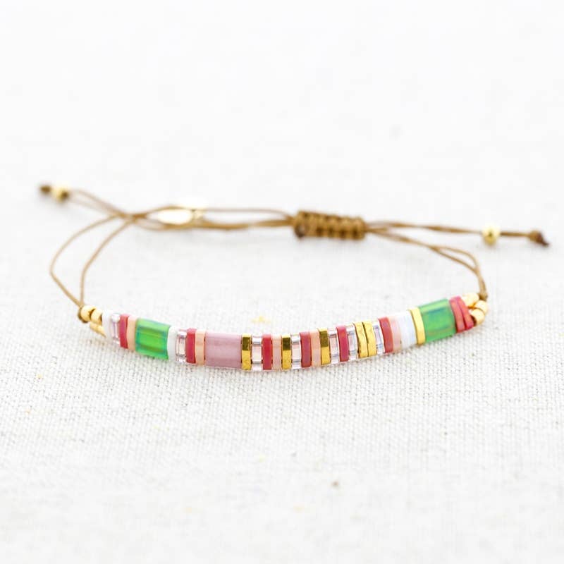 Sonata - Wholesale Snap Jewelry - Miyuki Beads Macrame Bracelet8