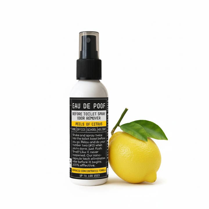 Eau de POOF Pre-Toilet Odor Spray 100 Uses - CITRUS for wholesale by VAVANA