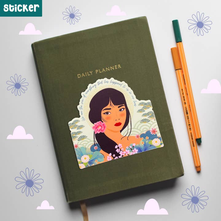 Neha Lee Designs - Wholesale Sticker - My Asian Ancestry AAPI Sticker, Lunar New Year Sticker1