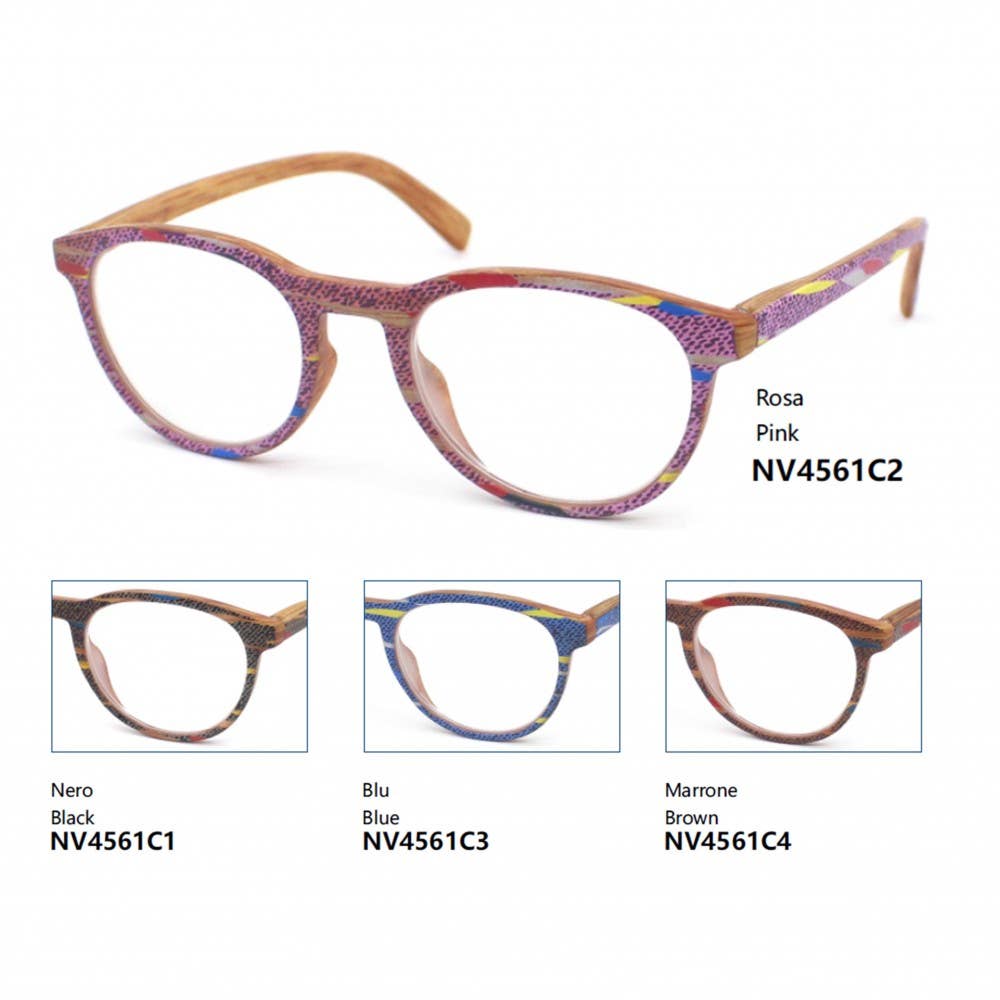NEW VISION MILANO SRL - Wholesale Eyeglasses - Unisex - Pre-assembled reading glasses - Two-tone frame - NV45614