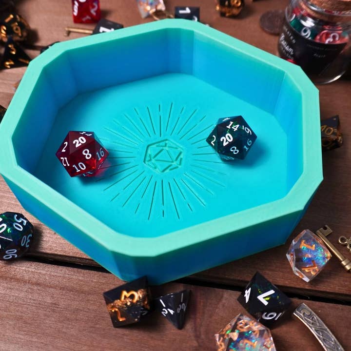 Minva Tabletop Design Co - Wholesale Dice - D20 Hexagon Dice Tray