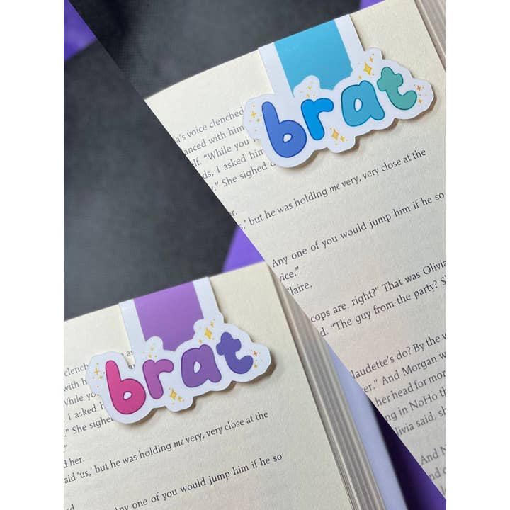 Pastel Brat Magnetic Bookmark| Smut Reader, Gift for Readers for wholesale by ChaoticPossumDesigns