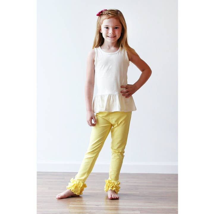 Girls Ruffled Icing Pants for wholesale by Adorable Essentials