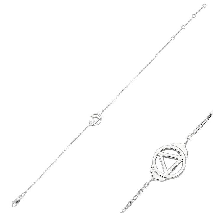 Drittes Augen-Chakra-Silberarmband für den Großhandel von Amorium