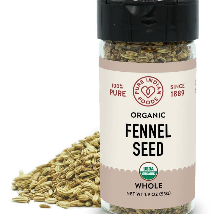 Pure Indian Foods - Wholesale Herbs - Fennel Seed, Certified Organic