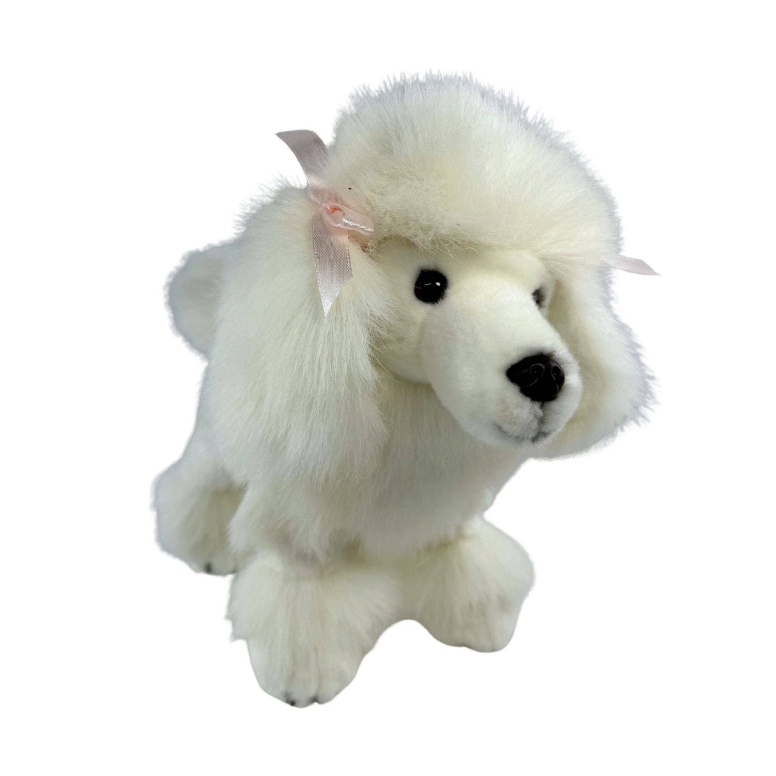 Bocchetta Plush Toys - Vendita all'ingrosso Peluche - Cani - Fifi - Barboncino, bianco - 28 cm in piedi2