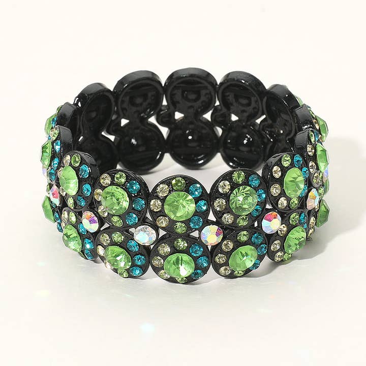 Sensibling Corp. - Wholesale Bangle Bracelet - Crystal Rhinestone Stretch Bracelet
2