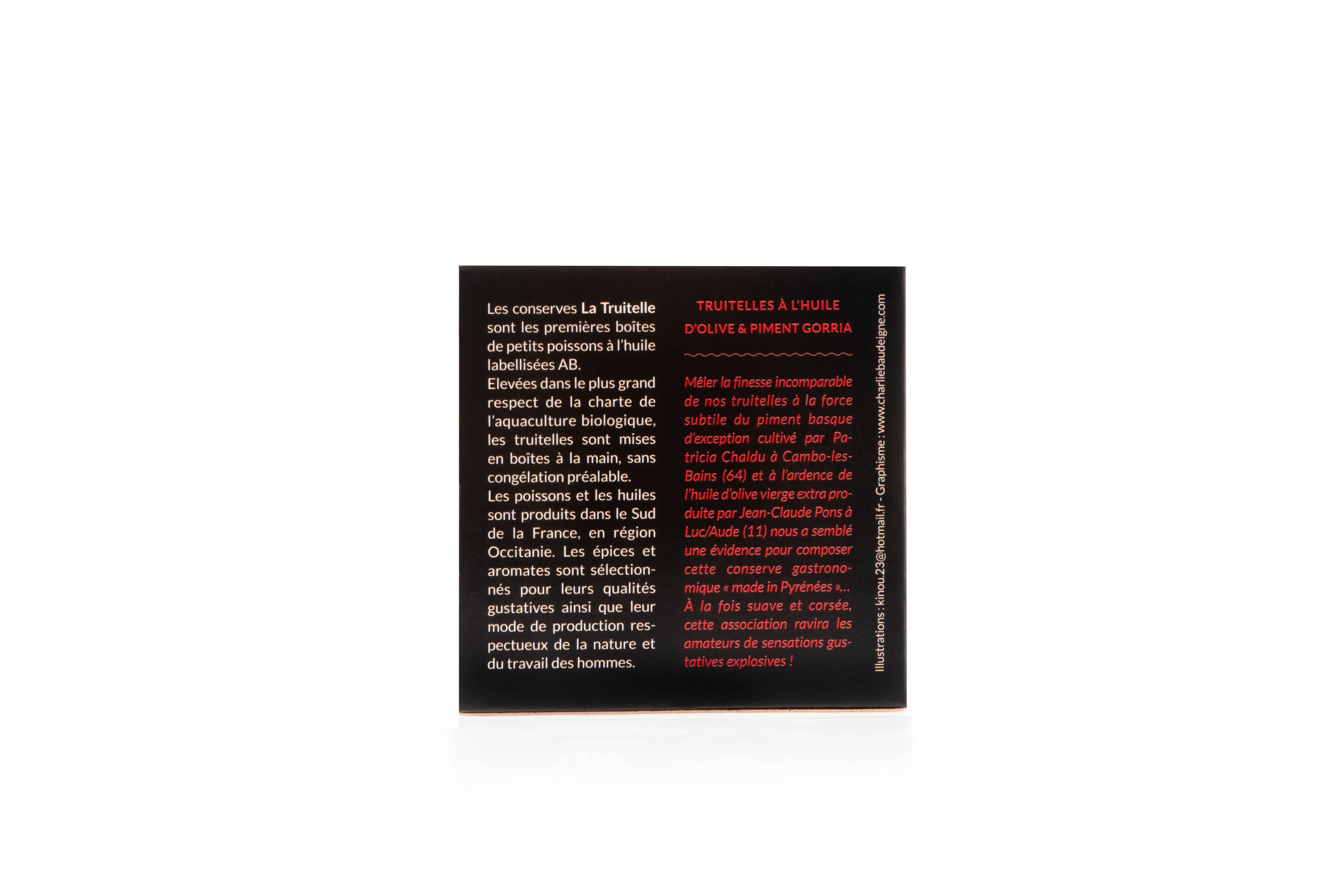 La Truitelle - Wholesale Tinned Fish - Small mountain trout in olive oil and chili3