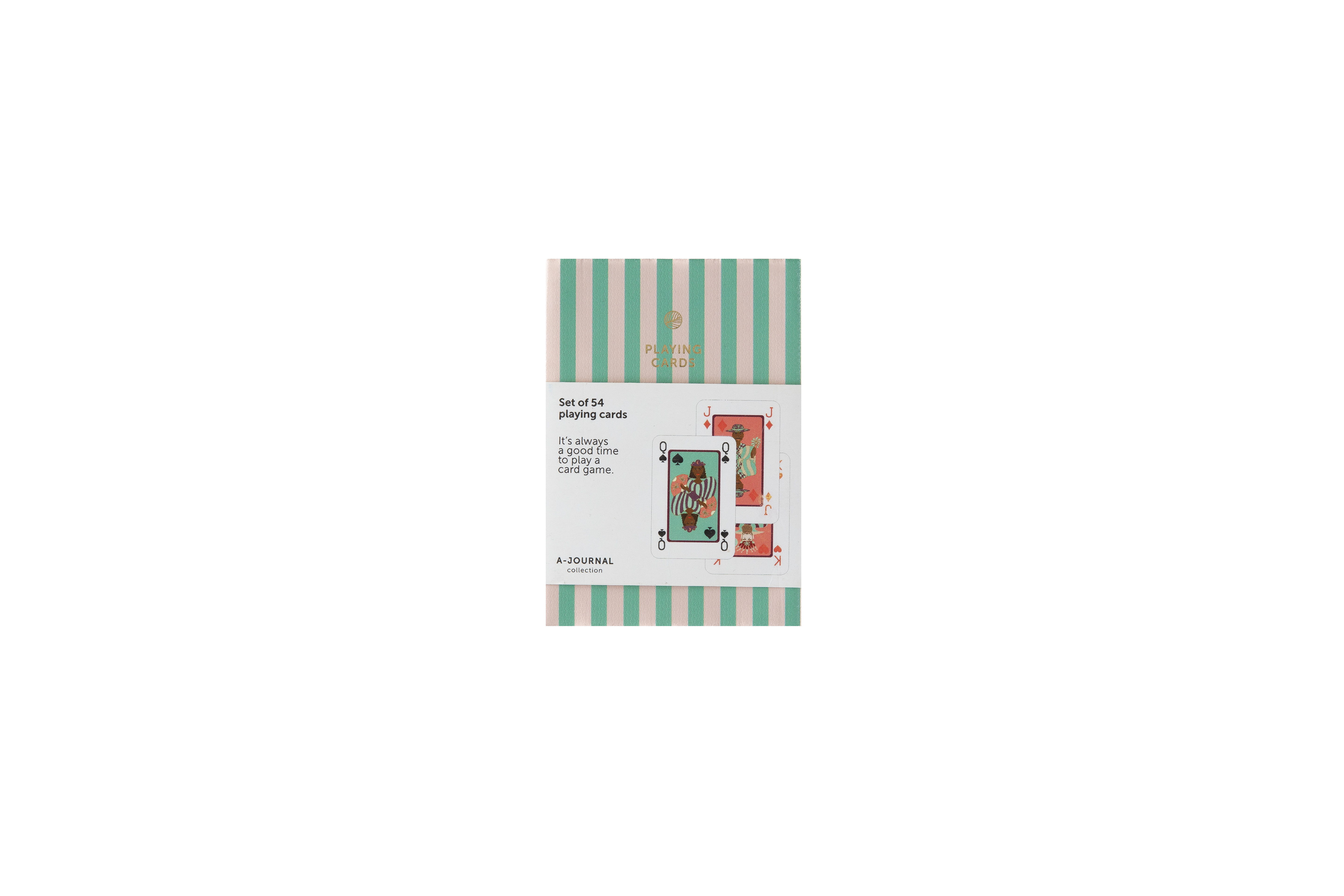 A-Journal Stationery - Wholesale Card Game - A-Journal Playing Cards - Green4