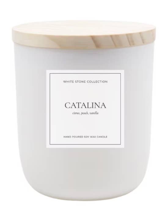 Catalina - Jar/Filled Candle for wholesale by White Stone Collection