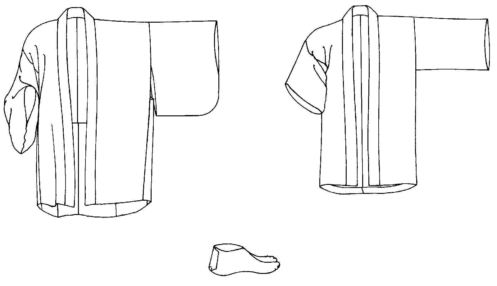 Folkwear – Engroshandel DIY-sysæt – 129 japanske Hapi & Haori - Syopskrift9