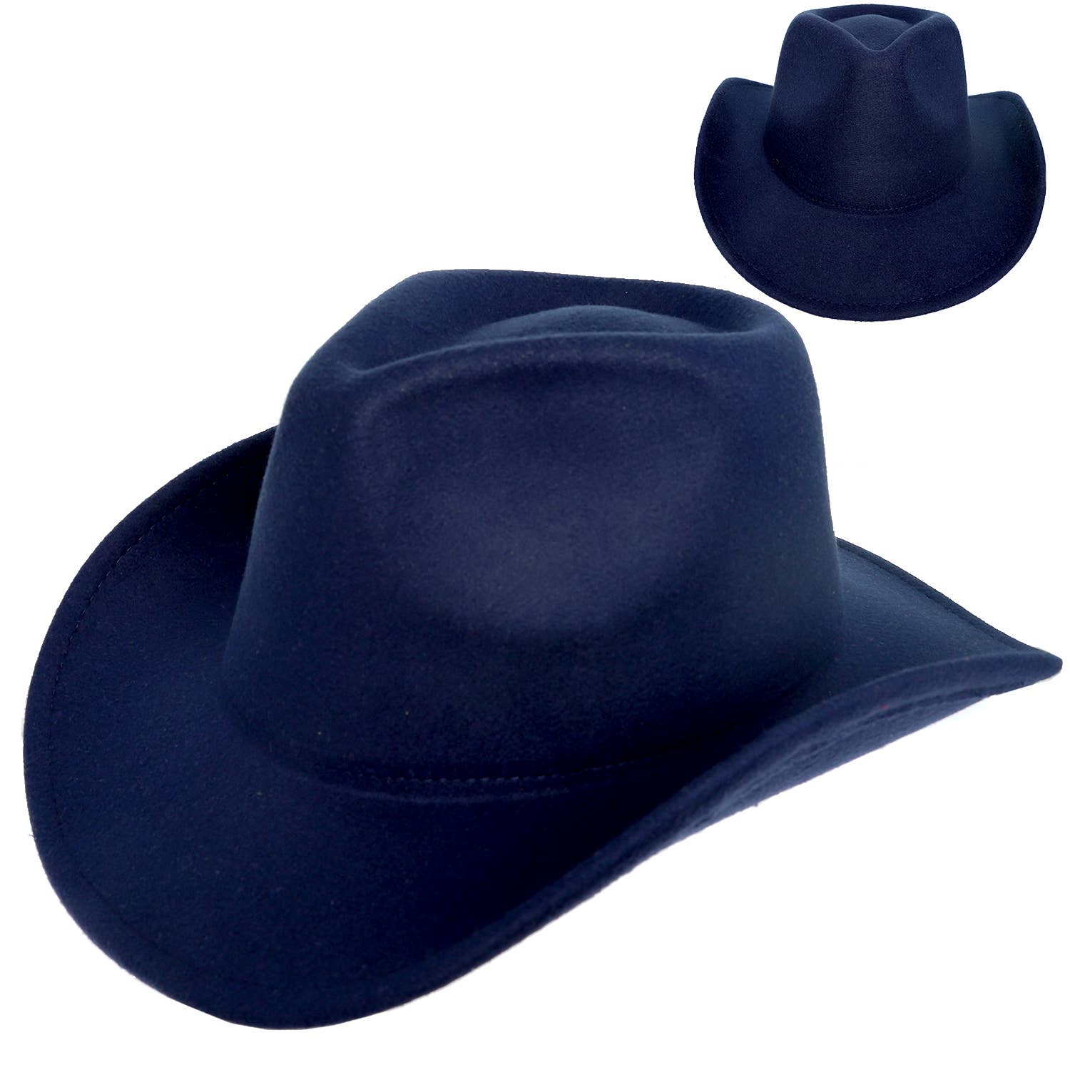 SP Sophia Collection - Wholesale Cowboy Hat - Women's - Fashion Western Felt Wide Up Brim Cowboy Hat 3