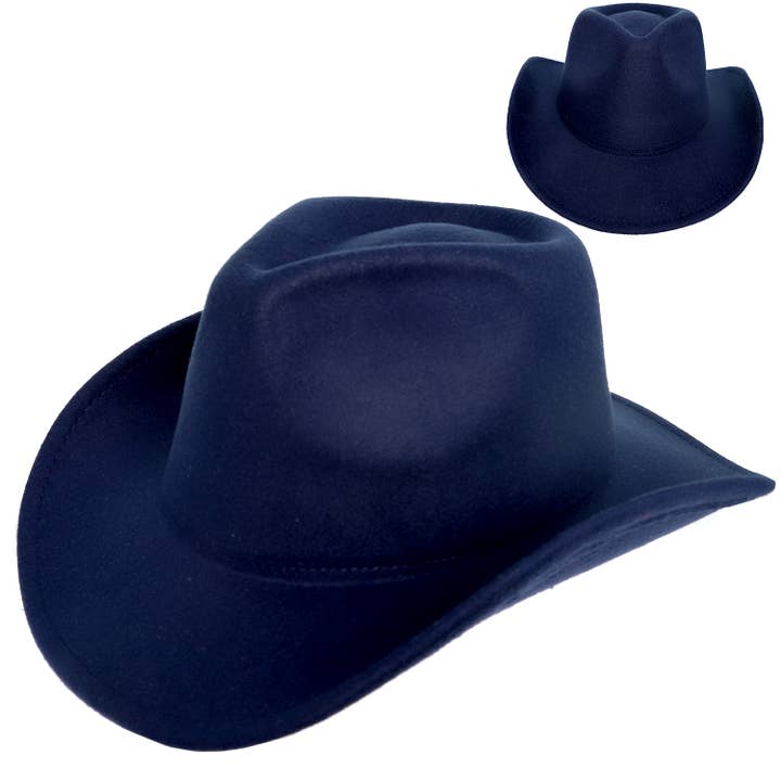 SP Sophia Collection - Wholesale Cowboy Hat - Women's - Fashion Western Felt Wide Up Brim Cowboy Hat 3