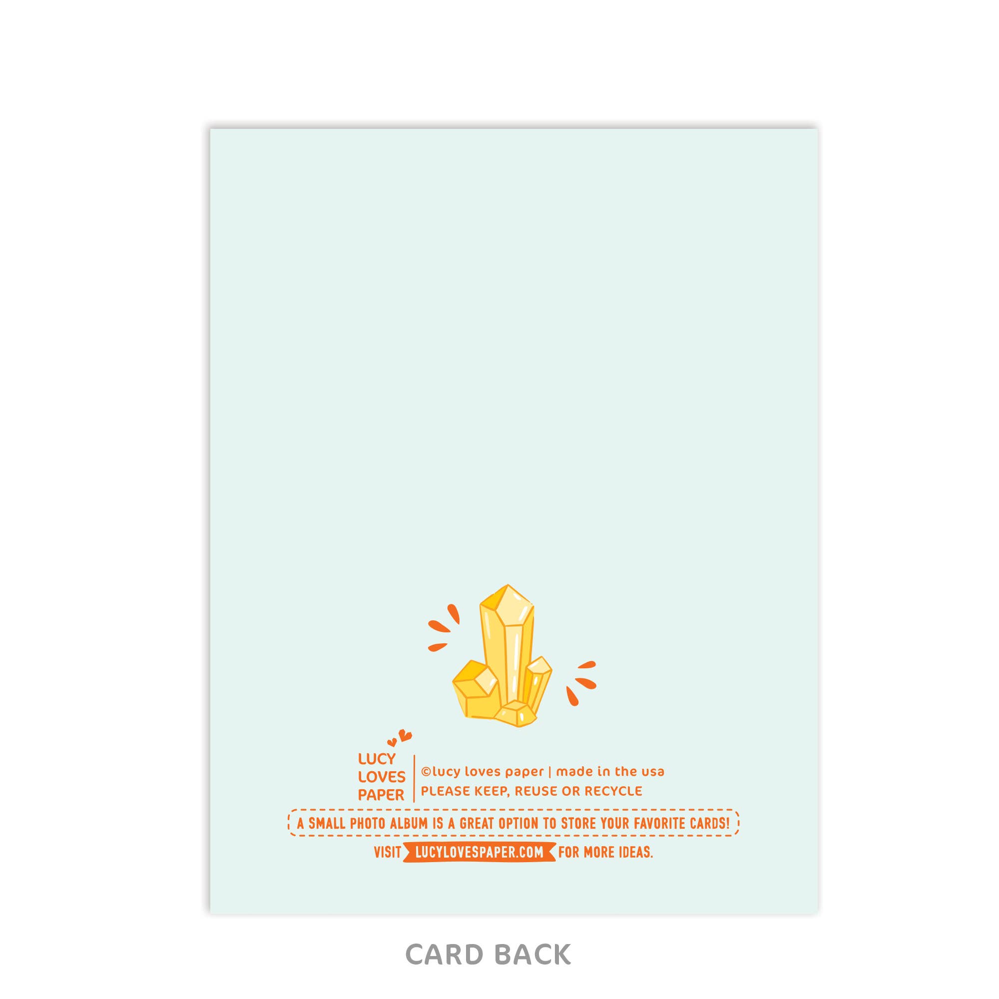 Lucy Loves Paper - Wholesale Sympathy Card - Sending You All The Good Vibes Card (A2)1