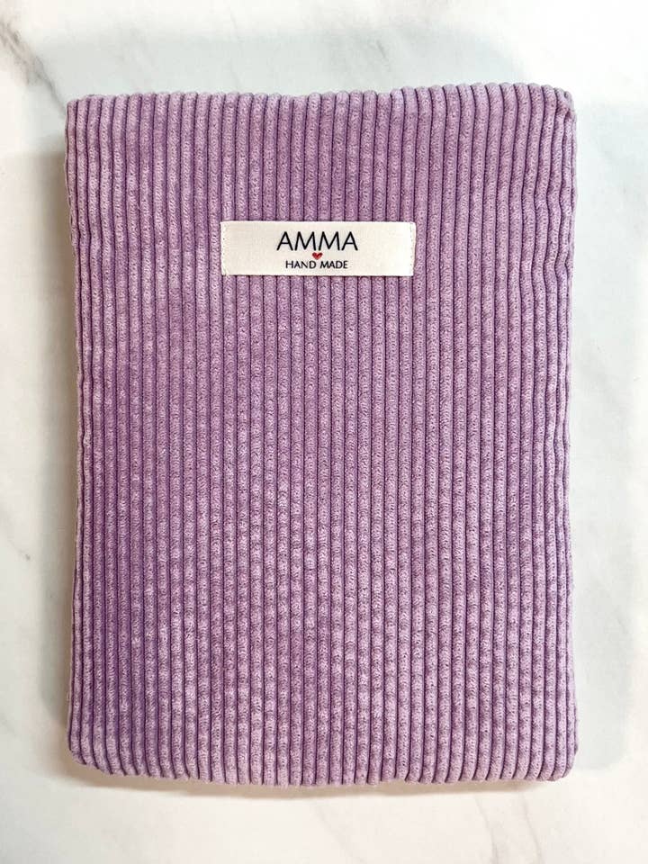 Corduroy Lavender Book Cover for wholesale by AMMA