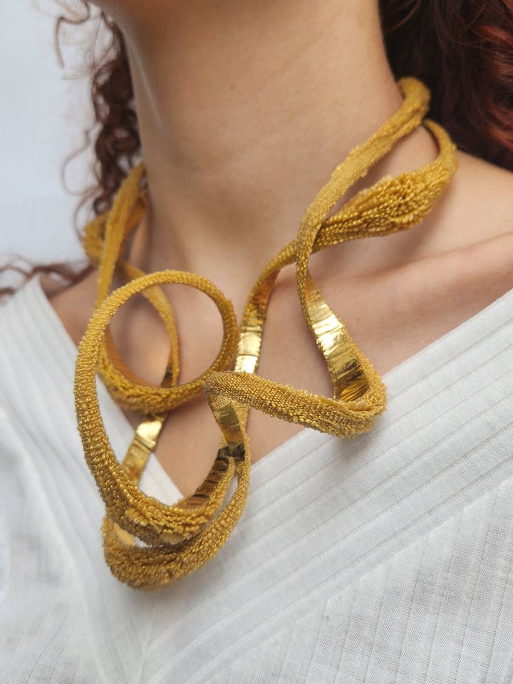 Colar Onda espiral por atacado de Tzuri Gueta