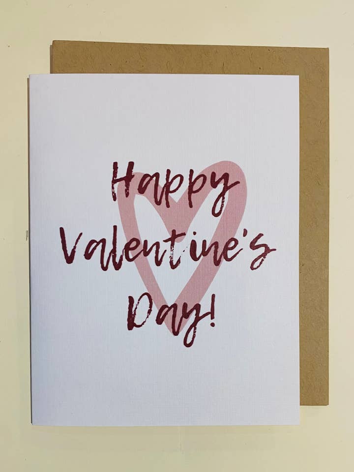 Happy Valentine’s Day Heart for wholesale by Just Jubilant LLC