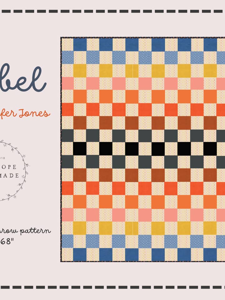 Mabel Postcard Pattern for wholesale by Penelope Handmade