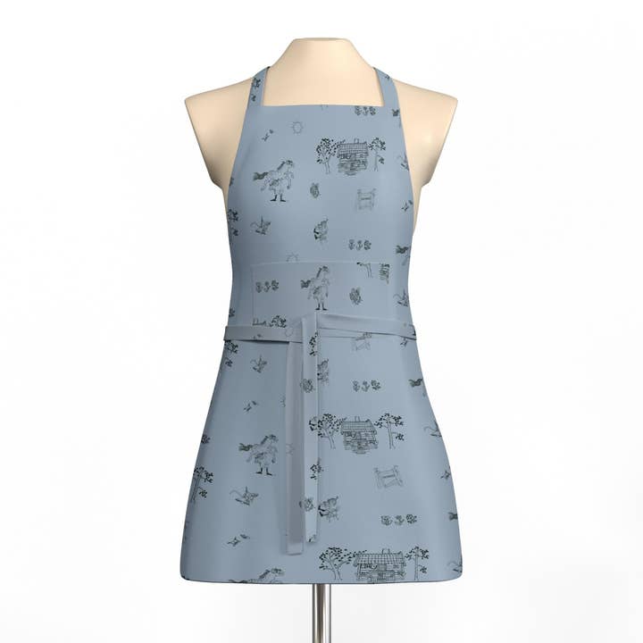 Delantal Azul Villa Villekulla Con Bolsillo para venta al por mayor de Arvidssons Textil