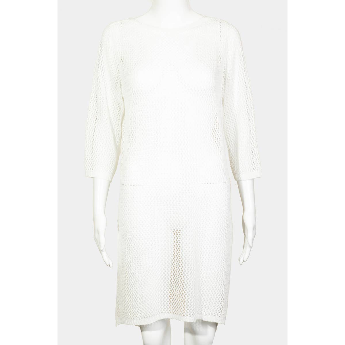 Collections by Fame Accessories - Wholesale Swim Cover Up - Women's - Long Sleeve Fishnet Cover Up1