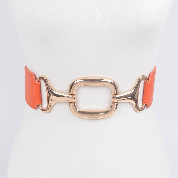 3AM BY H&D ACCESSORIES - Wholesale Belt - Women's - Metal Buckle Stretch Waist Belt