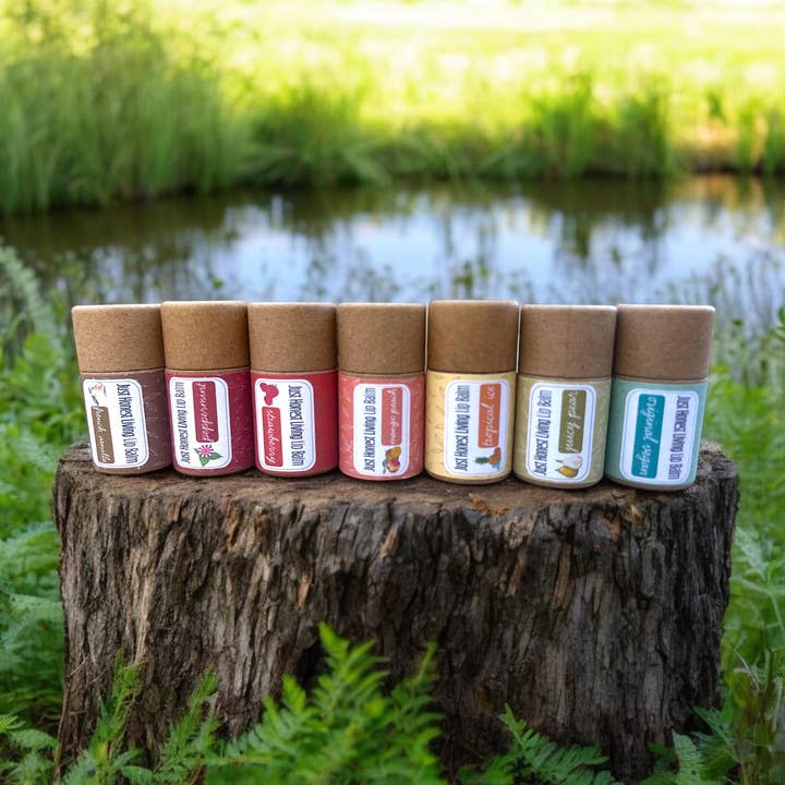 Vegan Plastic-Free Lip Balms for wholesale by Just Honest Living LLC