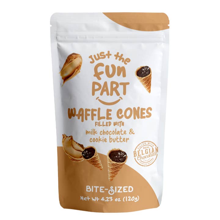 Just the Fun Part - Wholesale Chocolate Covered Sweets - New Variety Pack - Mint & Cookie Butter & PB&J & Strawberry1