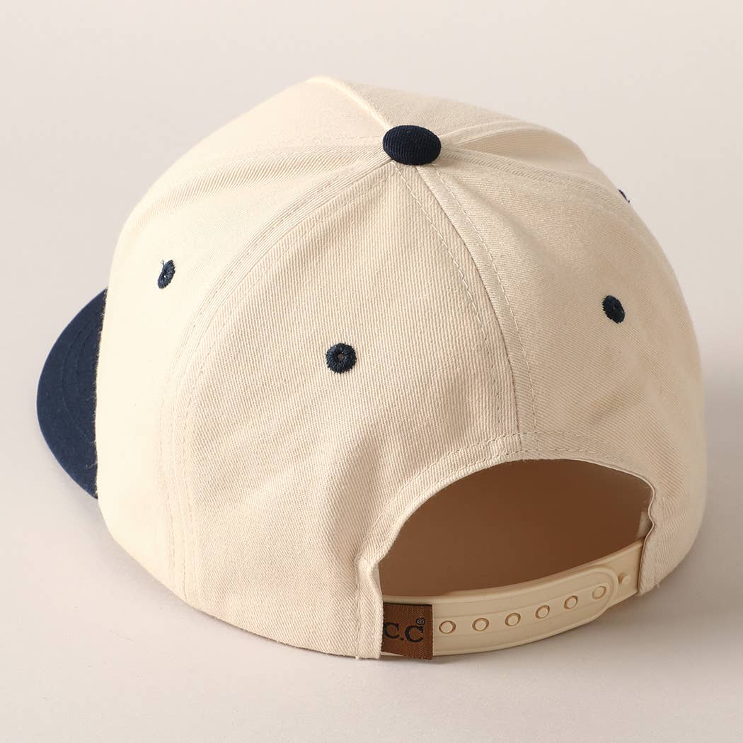 Fashion City - Wholesale Baseball Cap - Unisex - Plain Two-Tone Canvas Cotton Trucker Hat8