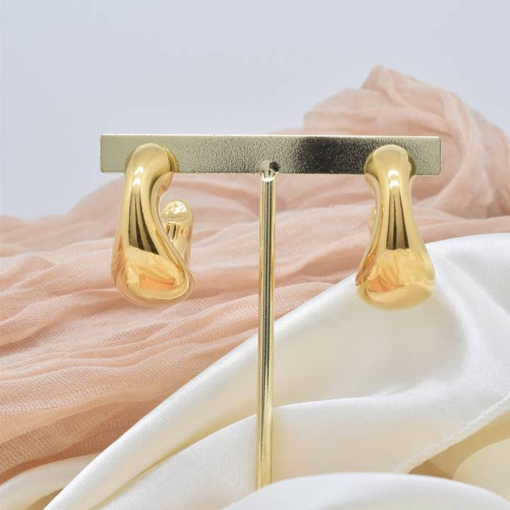 Kapyco - Wholesale Hoop Earrings - Stainless steel earrings - BO1003924