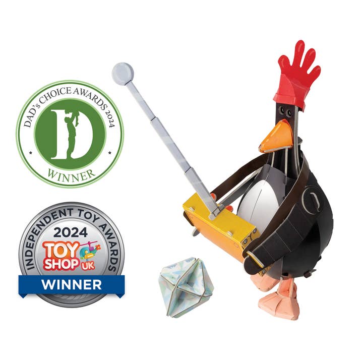 Build Your Own Wallace & Gromit Feathers McGraw - Craft Kit for wholesale by Build Your Own