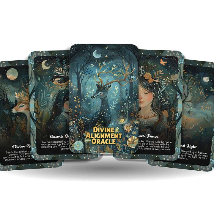 The Divine Alignment Oracle - 22 Oracle Cards - Divination Tools - Oracle Gift for wholesale by Ibiza Tarot USA