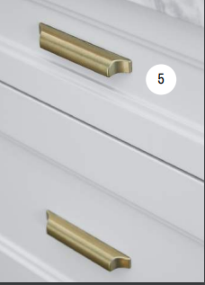 Battle Creek Hardware - Wholesale Knob/Pull - Portland Cup Pull 3 3/4" C,C - Goldsmith3