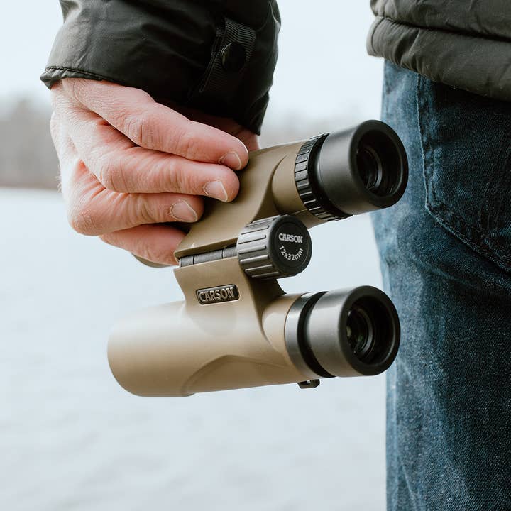 Carson - Wholesale Binoculars - Stingerâ„¢ 10x25mm Compact & Lightweight Binoculars, Olive Grn